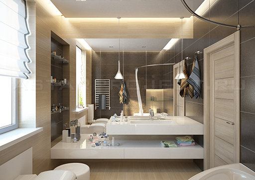 Закажите дизайн вашей ванной комнате по оптимальной для вас цене