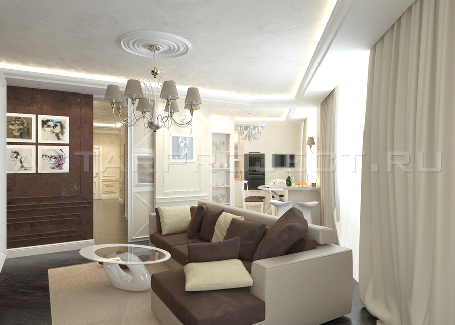 Закажите профессиональный дизайн в вашей квартире в Ростове от AstarProject, мы выполним его качественно и в сроки